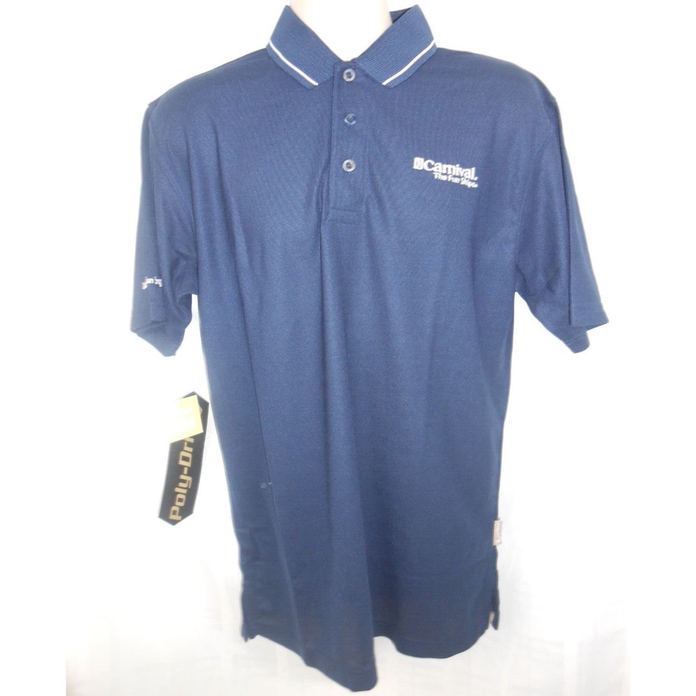 Colorado Timberline Carnival Cruise Line Navy Polo Golf Shirt Fun Ships Small